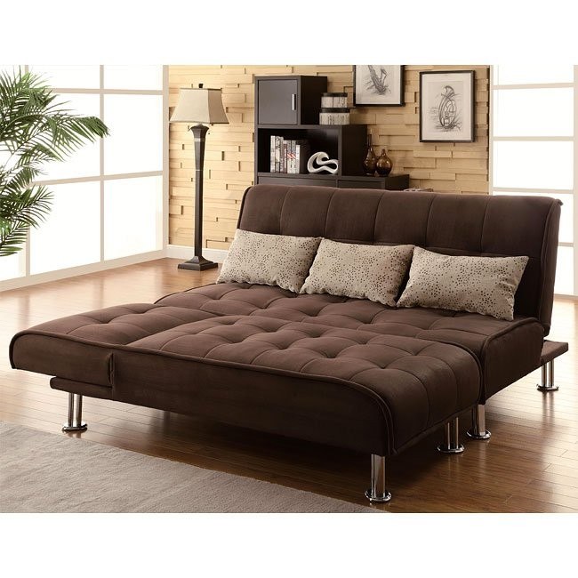 Brown Microfiber Sofa Bed Set by Coaster Furniture, 1 Reviews
