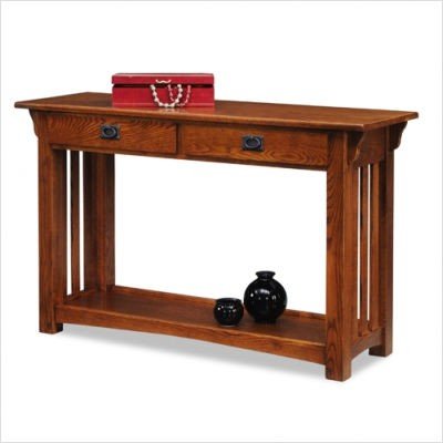 Amazon.com: Leick Furniture Mission Sofa Table, Medium Oak: Kitchen