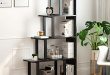 Amazon.com: Tribesigns 5-Shelf Ladder Corner Bookshelf, Modern