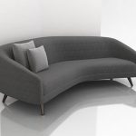 Modern Curved Sofa Beautiful Contemporary theparty With Regard To