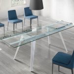 Glass Dining Room Sets Modern Table Set Throughout Contemporary