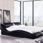Bedroom Furniture, European Modern Design, Top Grain Leather, King