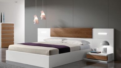 Contemporary King Size Bed | Contemporary bed in 2019 | Double bed