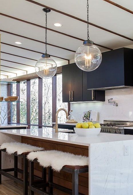 Inspiration Modern Kitchen Light Fixtures cool, clean, and