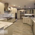 Modern Kitchen with Light Grey Cabinets - MasterBrand