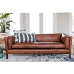 Shop Modern Leather Sofa - Mid Century Modern Couch - Top Grain