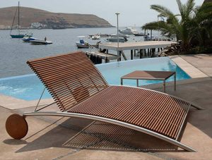 Modern Outdoor Furniture from Beltempo - wood and metal contemporary