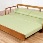 Restored Mid Century Modern Sofa with Trundle Bed