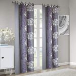 Amazon.com: Grey Purple Curtains for Living Room, Modern