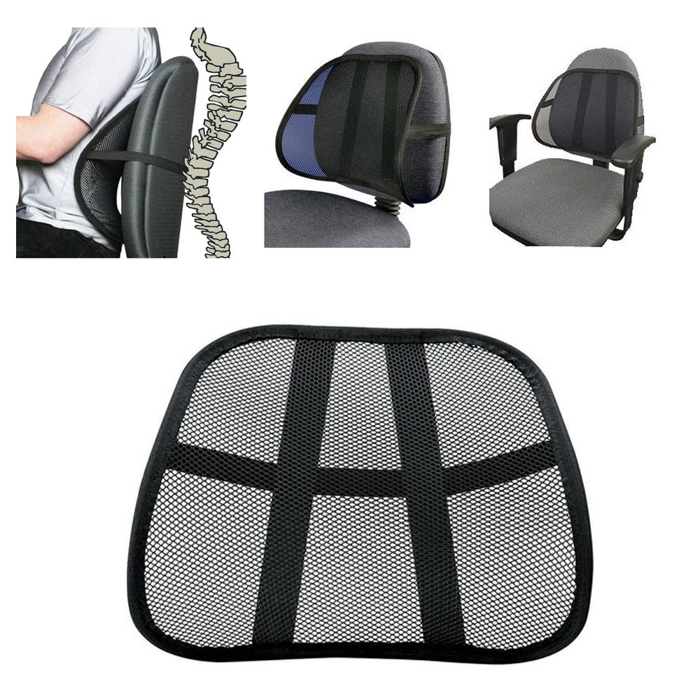 Cool Vent Cushion Mesh Back Lumbar Support New Car Office Chair