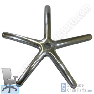 Polished Aluminum Office Chair Base - $44.99