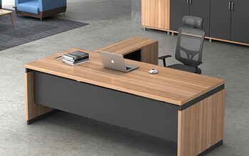 Latest Modern L-shape Executive Wooden Office Tables Design - Buy