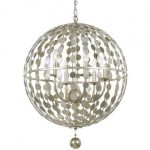 Layla Orb Chandelier in Silver by Crystorama | Lighting Connection