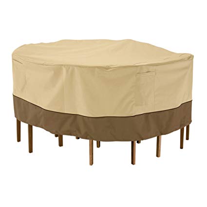 Amazon.com : Classic Accessories Veranda Round Patio Table & Chair