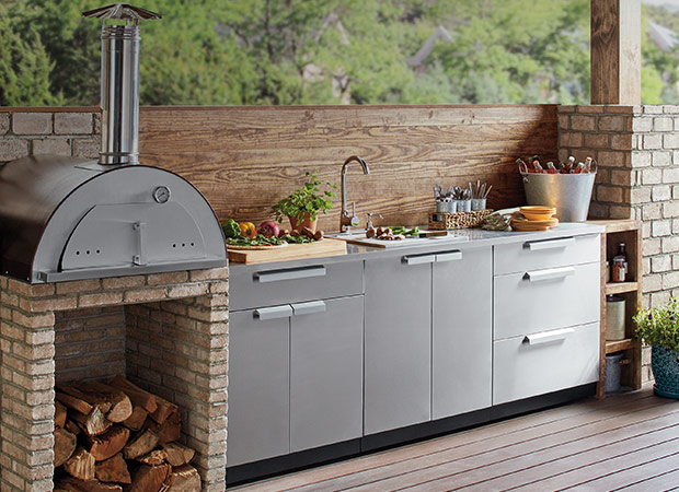 Get an urban lifestyle with outdoor
  Kitchen