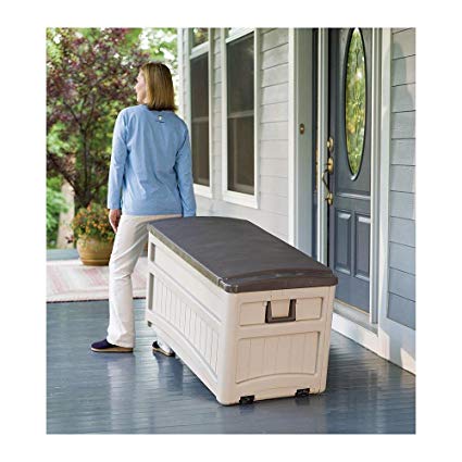 Amazon.com : Plow & Hearth Large Outdoor Storage Box : Outdoor