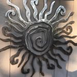 Outdoor metal wall art | Etsy