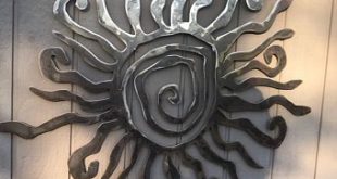 Outdoor metal wall art | Etsy