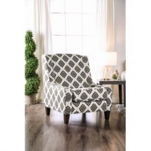 Gray Patterned Armchair | Wayfair