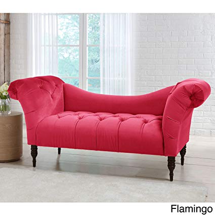 Amazon.com: Skyline Furniture Mystere Velvet Fabric Chesterfield