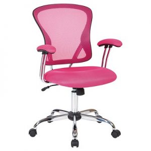 Ave Six Juliana Task Chair Pink Mesh - Office Star : Target