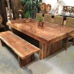 Solid Wood Dining Table Furniture Design Extending Pertaining To