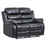 Amazon.com: Recliner Sofa Love Seat Sofa Leather Loveseat Reclining