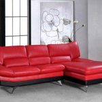 VG-4 Sectional Sofa Bright Red leather | Sectionals