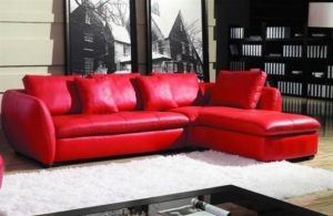 Magnificent Amazing Red Leather Sectional Sofa 32 Living Room Sofa