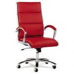 Neratoli Red High Back Swivel Tilt Chair Chrome Frame by Alera ALE