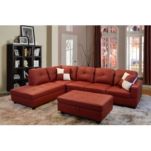 Having a red sectional couch in your
  living room