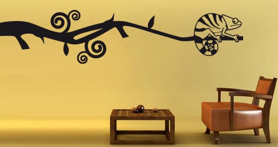 Cameleon removable wall decals | Dezign With a Z
