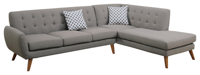 Modern Retro Sectional Sofa - Midcentury - Sectional Sofas - by