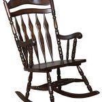 Amazon.com: Windsor Rocking Chair Medium Brown: Kitchen & Dining
