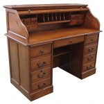 Amazon.com: Chelsea Home 54 in. Mylan Roll Top Desk in Burnished