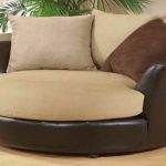Round Swivel Living Room Chair Round Oversized Swivel