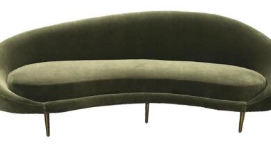 Round Sofa - Modern Couch - Mid-Century Modern Sofa