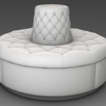 Second Life Marketplace - Round Sofa - Full Perm Mesh - Low Impact