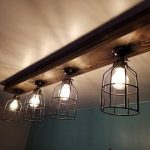 Rustic light fixture | Etsy