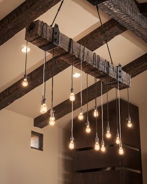 Stunning light fixture with Edison bulbs | Remodel in 2019