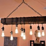 Amazon.com: farmhouse chandelier-wood chandelier-rustic chandeliers