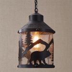Black Bear Pendant Light for Cabin | The Cabin Shack