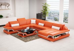 2016 new design modern sectional corner sofa sets G8004 -in Living