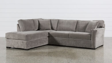 Aspen 2 Piece Sleeper Sectional W/Laf Chaise | Living Spaces