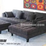 Amazon.com: 3pc New Modern Dark Grey Microfiber Sectional Sofa