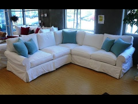 Slipcovers for Sectional Sofa - YouTube