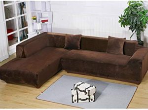 Amazon.com: Getmorebeauty L Shape Sectional Thick Plush Velvet Couch