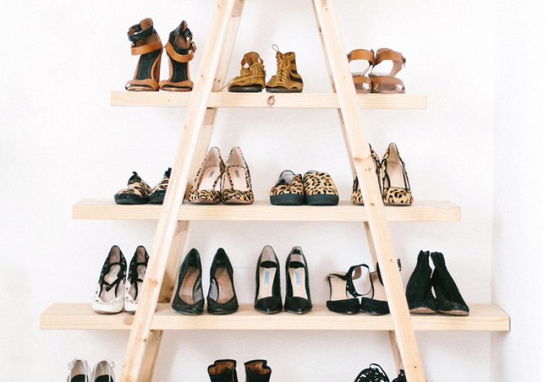 DIY Update: The Ladder Shoe Shelf | A Pair & A Spare