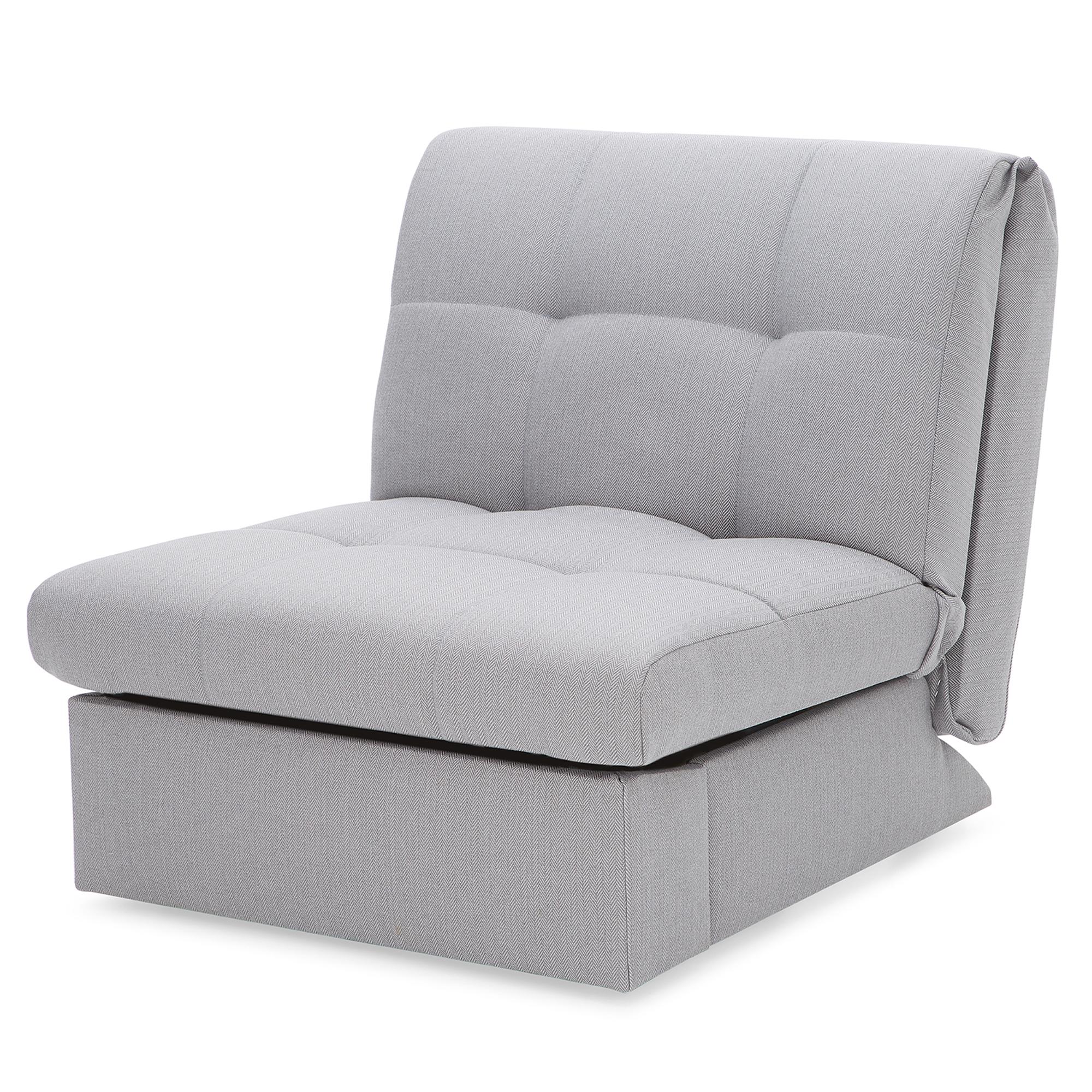 Grey Rowan Single Sofa Bed | Dunelm