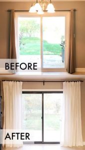 16 Best Patio Door Curtains images | Patio door blinds, Patio door